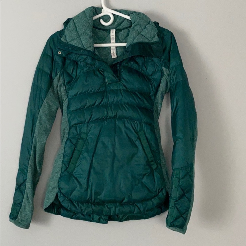 lululemon 3/4 zip jacket/ coat